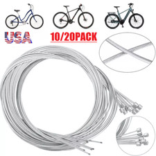 20Pcs Brake Cable Stainless Steel Bicycle Shift Cable Universal Transmission US