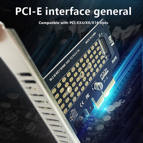 M.2 NVMe SSD NGFF to PCIE X4 adapter M Key interface card Support PCI-e - Photo 3/4