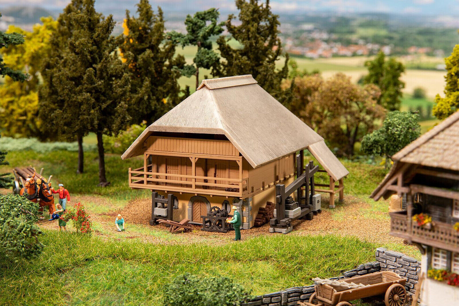 FALLER 191814 Lagerhaus mit Obstpresse Bausatz HO 1:87 NEU
