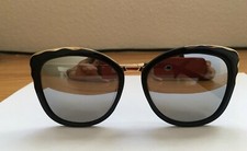 Polarized Lens Sunglasses Women's Fashion Butterfly Double Frame Silver in Color