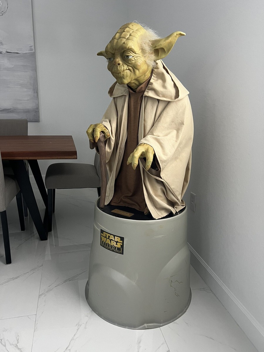 Phantom Menace Life Size Yoda Statue With Base | eBay