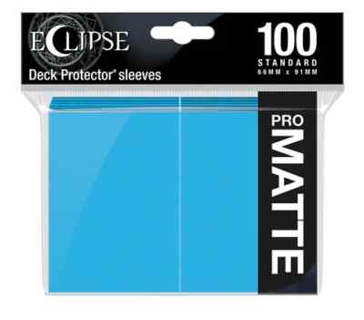 Ultra Pro PRO-Matte Standard Deck Protectors - Pack Of 100 Blue Card Sleeves - View #7