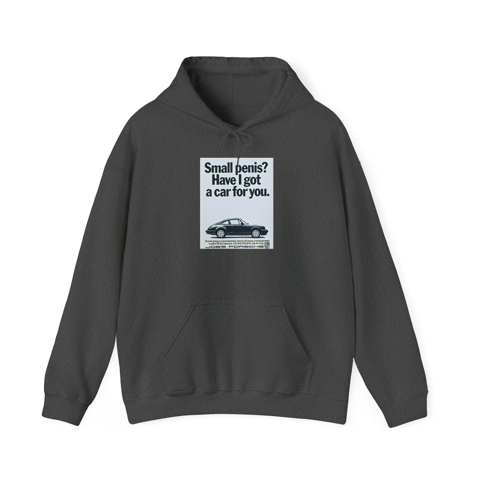 Have I Got The Car For You Graphic Print LS Unisex Heavy Blend Hooded Sweatshirt