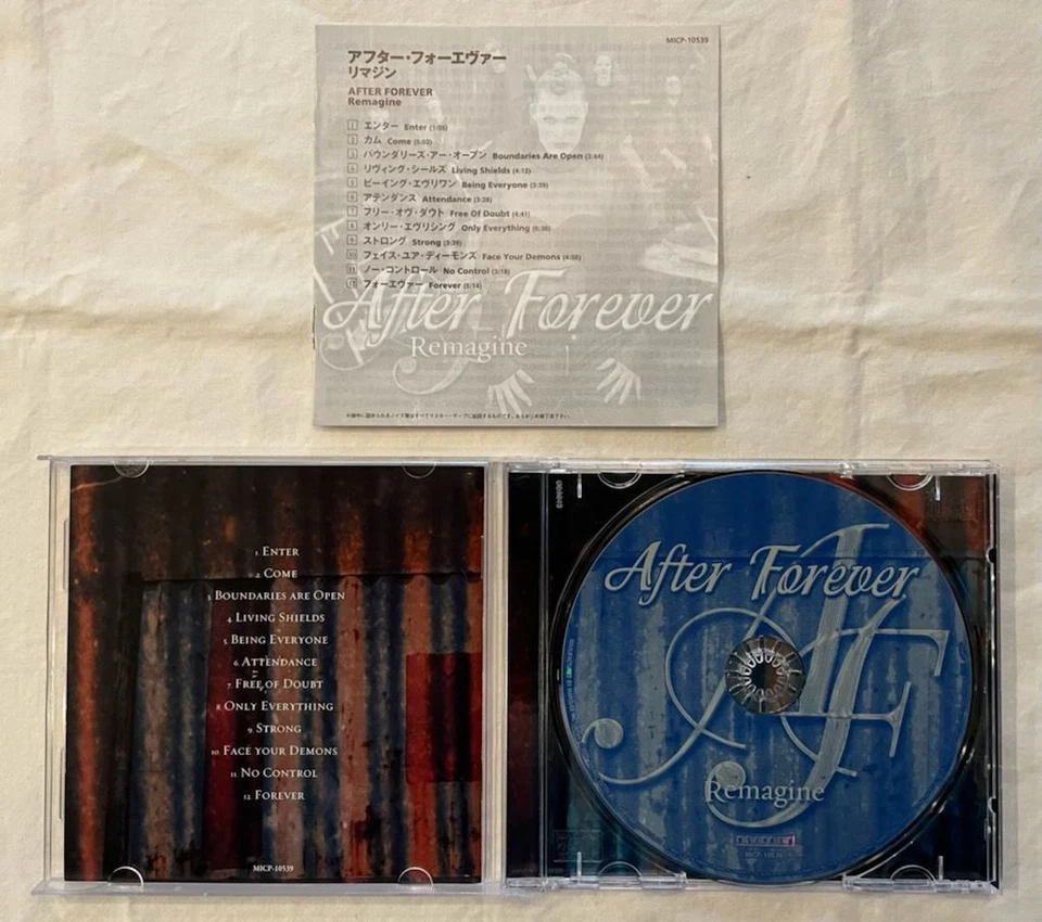 After Forever - Remagine (Japan First Pressing CD w/OBI) Epica - Nightwish - Image 3 of 3