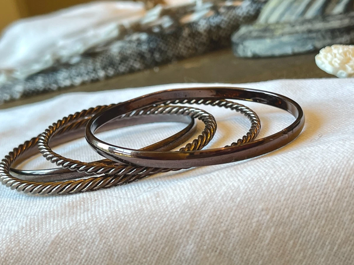 Metal bangle bracelets deals