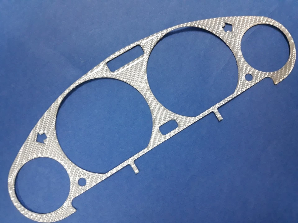 PLATA FIBRA CARBONO CALIBRE PANEL EMBELLECEDOR PARA BMW E36 SERIE 3 Y Z3 1991-1999 Foto 4 de 4