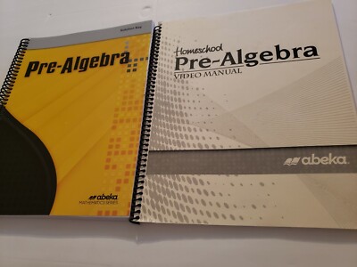 Abeka Pre-Algebra Solution Key for 3rd Edition 2018, Home School Video Manual