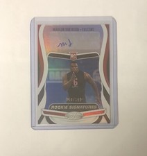 Marlon Davidson 2020 Certified RC Signatures Auto Autograph #/199 Falcons TQ