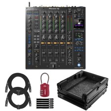 Pioneer DJM-A9 Professional 4-Channel DJ Mixer w Black Laptop Platform Case
