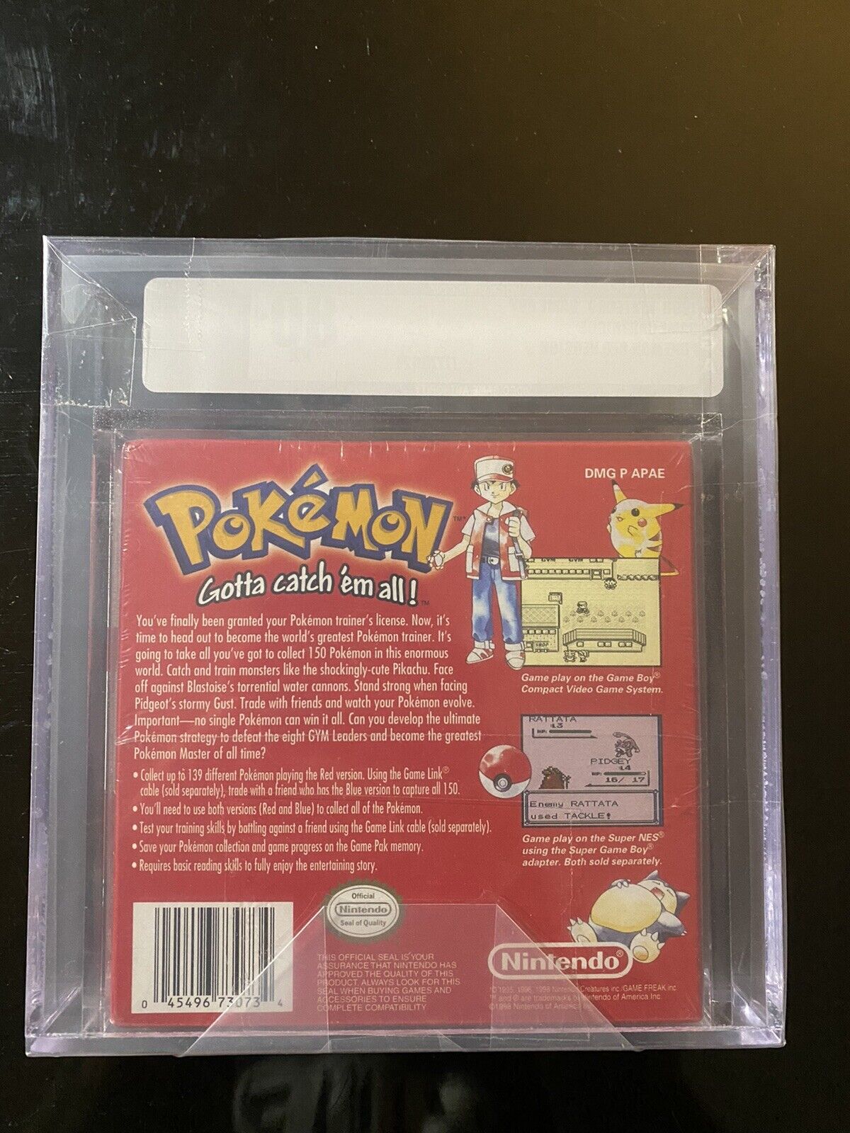 VGA 85 Pokemon Red Version 3DS Download Japanese 2016 Limited ED NM+ Graded