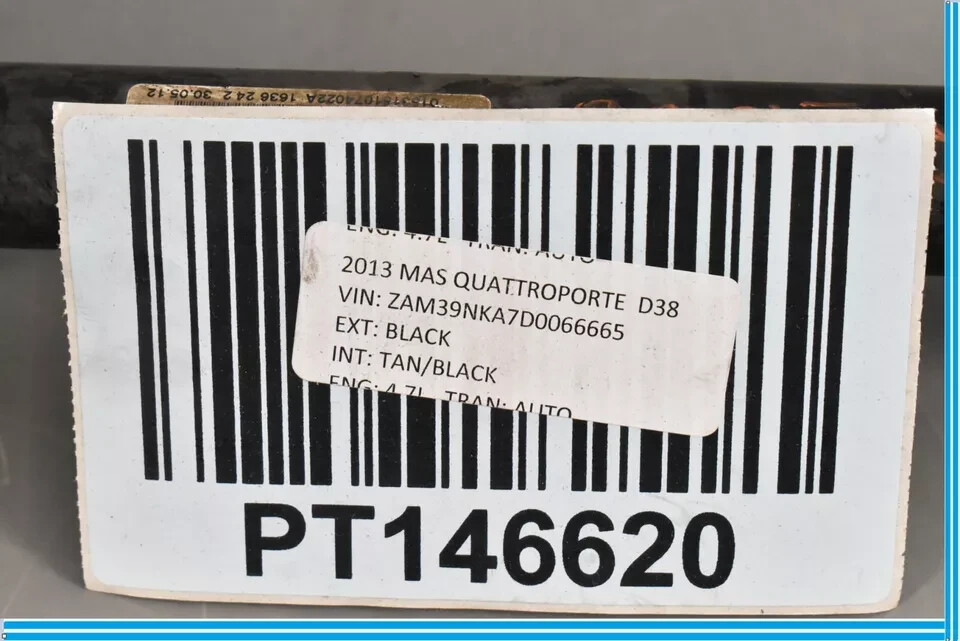 09-13 Maserati Quattroporte Rear Right or Left Side Axle CV Half Shaft OEM