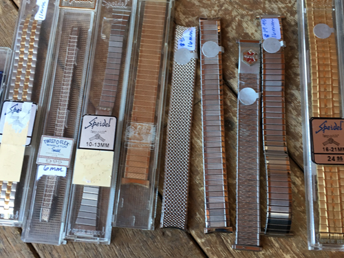 16 VINTAGE NEW OLD STOCK SPEIDEL UHRENARMBÄNDER - Bild 3 von 4