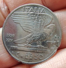 Vittorio Emanuele III, 50 centesimi impero 1936