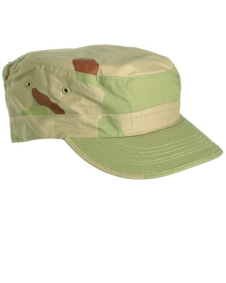 US BDU Feldmütze R/S Field cap 3-color Desert Camo Gr L USMC Navy Marines