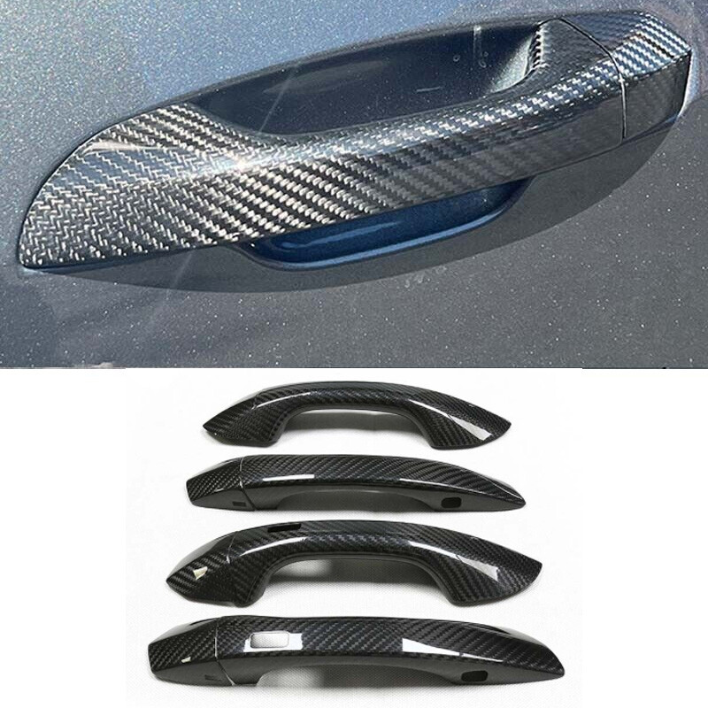 8p For Audi A6 C8 S6 Q8 RSQ8 Real Carbon Fiber Exterior Door
