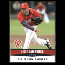 Casey Lawrence 2018 Tacoma Rainiers Team Set 