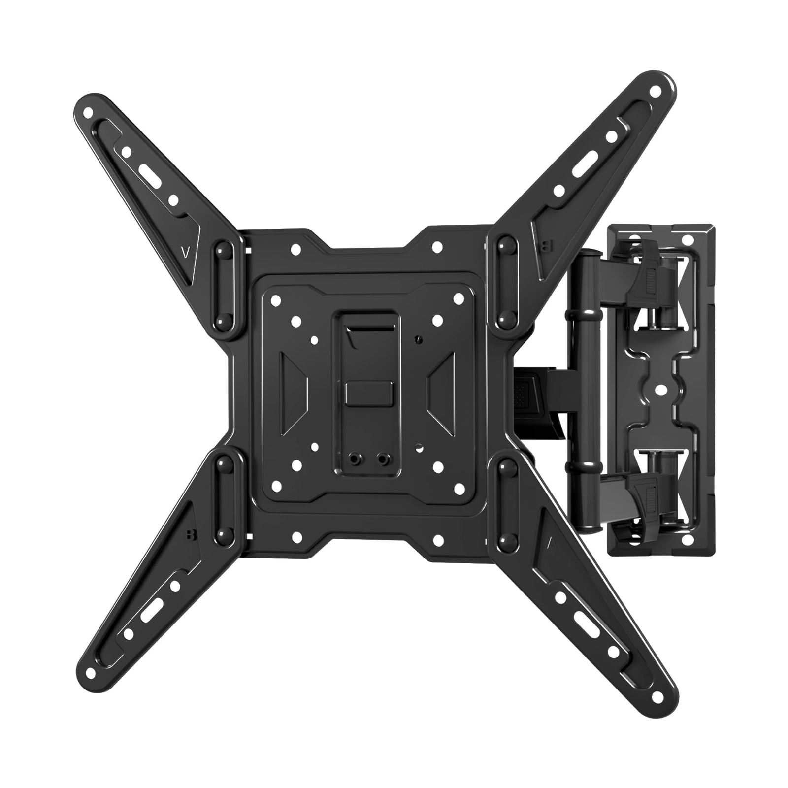 Full Motion TV Wall Mount for Most 26-55 Inch Flat Curved TVs, Wall Mount TV ...