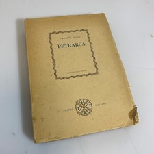 Petrarca di Umberto Bosco I grandi Italiani UTET 1946 