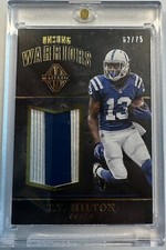 2017 Panini Majestic - Unsung Warriors Materials T.Y. Hilton #UW-12 Gold  62/75