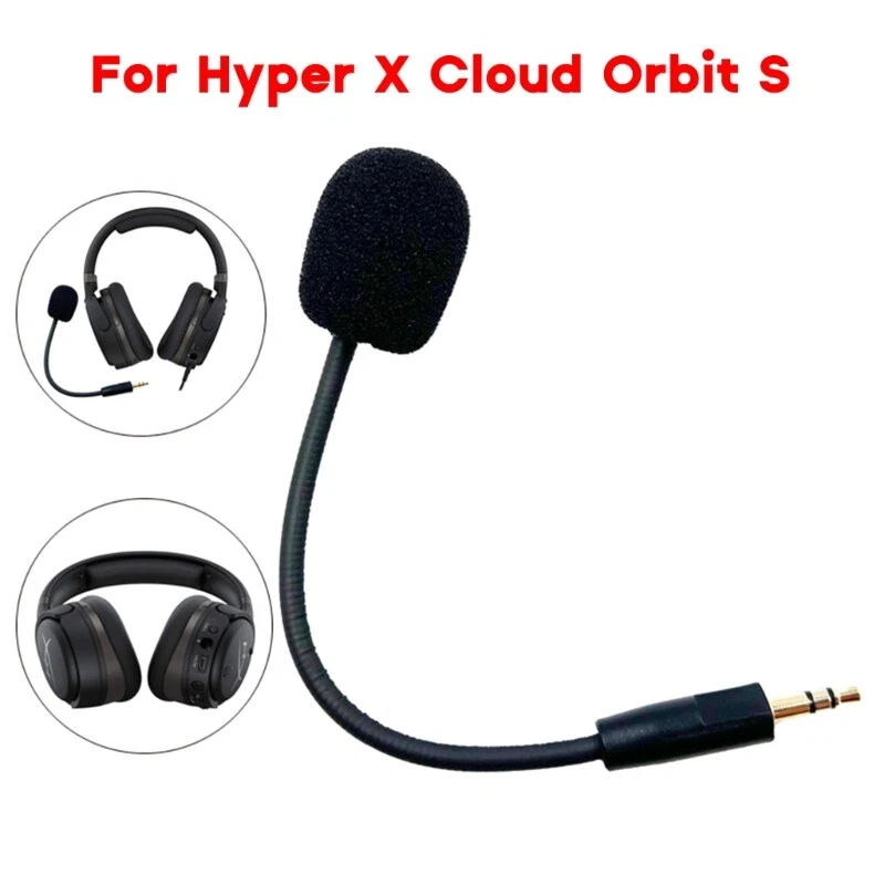 Microphone for X Cloud Orbit S Wireless Headset Replacement 3.5mm