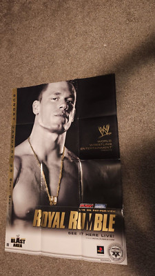 wwe ROYAL RUMBLE 2004 wrestling POSTER 39X27