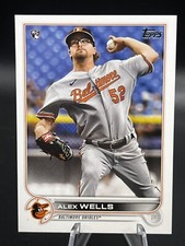 2022 Topps Rookie Alex Wells Baltimore Orioles #118