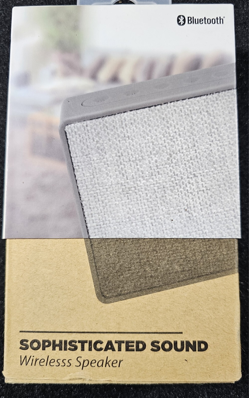 Solaray Wireless Bluetooth Speaker Portable Gray Sophisticated Sound-image