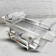 6mm Electric Linear Vibrating Screen Sieving Machine Shaker Double Motor 110V