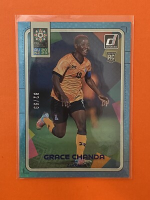 G R Chanda Grace Chanda 2023 Donruss FIFA Women’s World Cup /99 Blue Rookie #197 ...