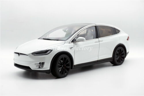 1:18 Tesla Model X P100D SUV modelo diecast coche niños juguetes colección de exhibición de regalo - Imagen 14 de 14