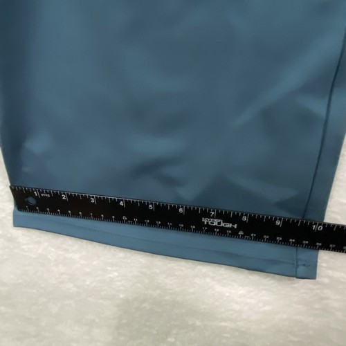 Halara Flex NEW Large High Waisted Back Side Pocket Slight Flare Work Pants Teal - Picture 10 of 16