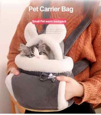 Warm Pet Dog Cat Puppy Travel Soft Comfort Chest Sided Portable Carrier Tote Bag