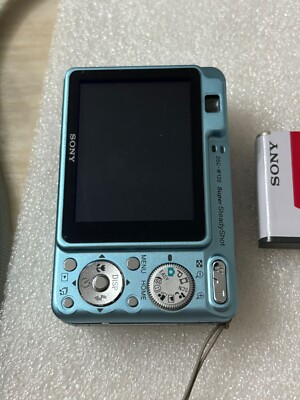 Sony Cyber-shot DSC-W120 7.2MP Digital Camera Blue Japanese