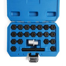 22pc Special Locking Wheel Nut Key Socket Set For BMW: #41-#60 20pc Key+Adapter