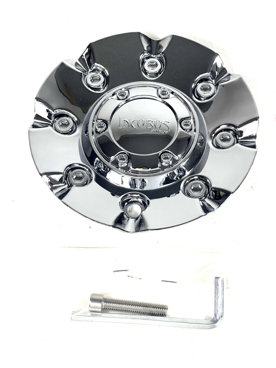 INCUBUS CHROME EMR0716-CAR-CAP LG0608-83 WHEEL RIM CENTER CAP 