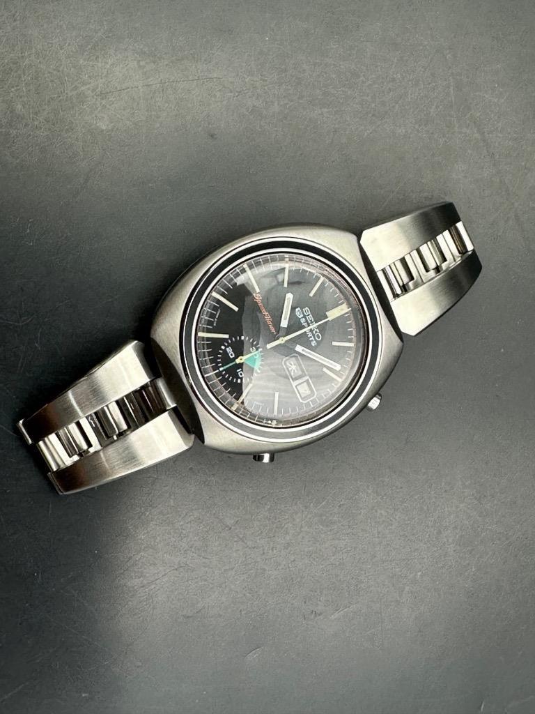 Oct/1971 SS Seiko 6139-8002 21j JDM Speed Timer Chronograph Watch