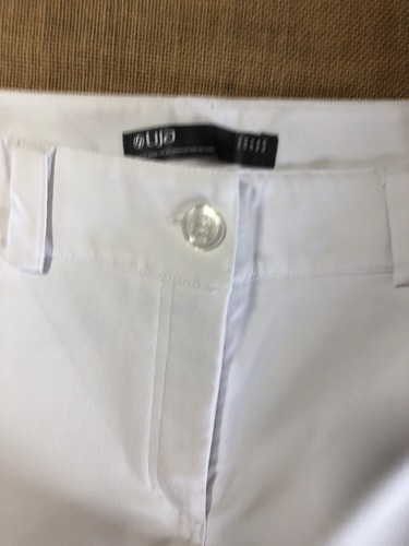 Perfect Women’s Lija White Golf Capri Pants Sz 8 - Picture 4 of 7