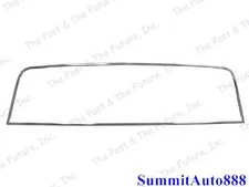 1967~1972 Chevy Truck Rear Window Molding w/Clips Stainless Steel Fleetside 3PCS