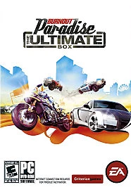 (未使用･未開封品)　バーンアウト パラダイス - Xbox360 sdt40b8 BURNOUT PARADISE GAME FOR XBOX 360, GAME DISC, CASE, MANUAL, EA
