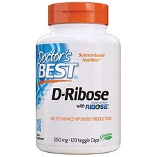 Doctor's Best D-Ribose, Supports ATP Energy Production, Non-GMO, Gluten Free,