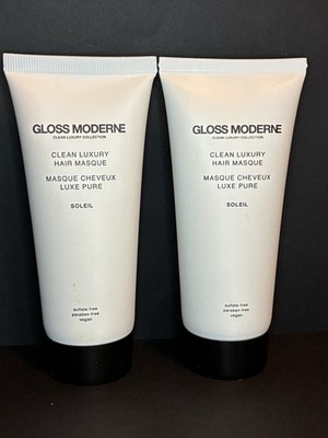 Two (2) Gloss Moderne Clean Luxury Deep Conditioning Hair Masques $110 Value NEW