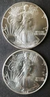 1987 and 1988 $1 American Silver Eagle Dollars