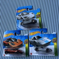 Hot Wheels Exotics Porsche 904 McLaren F1 & Gordon Murray T.50s Bundle a