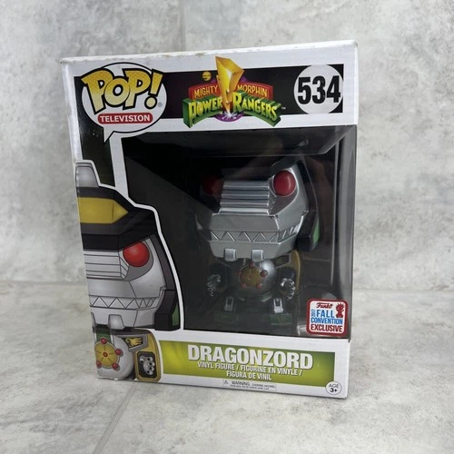 Funko Pop Television Mighty Morphin Power Rangers Dragonzord #534 Vinyl- See Pic