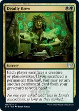 x4 Deadly Brew - Strixhaven: School of Mages - NM - MTG