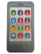 Fisher-Price Lettore Musicale per Bambini Giocattolo Cellulare Grigio