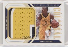 2018-19 National Treasures Colossal Rookie Materials Prime /25 Aaron Holiday 5w7