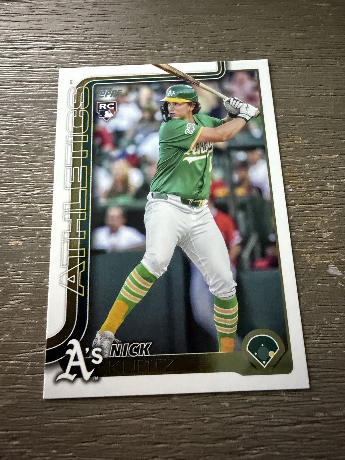 2025 Topps Update Series - Nick Kurtz #US201 (RC) Oakland A's