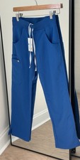 Figs Kade Cargo Scrub Pants T21004P Royal Blue XXS Medical Nursing RN LPN New