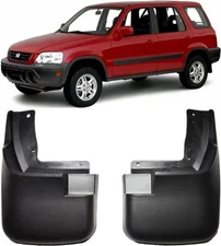 Genuine New Front Pair Molded Splash Guards Mud Flaps For 1997-2001 Honda CRV